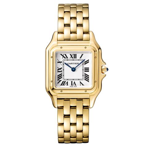 montre panthere cartier or|cartier panthere collection.